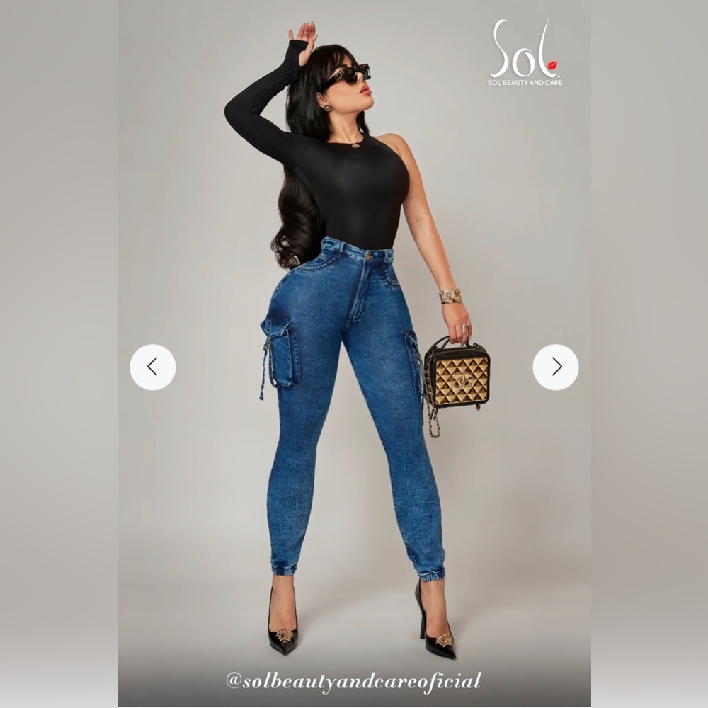 Sol Beauty & Care Push Up Jeans SJ-077 Lady Addict Size 2-12